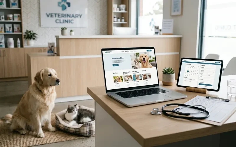 How Modern Veterinary Websites Turn Online Visitors into Loyal Pet Owners
