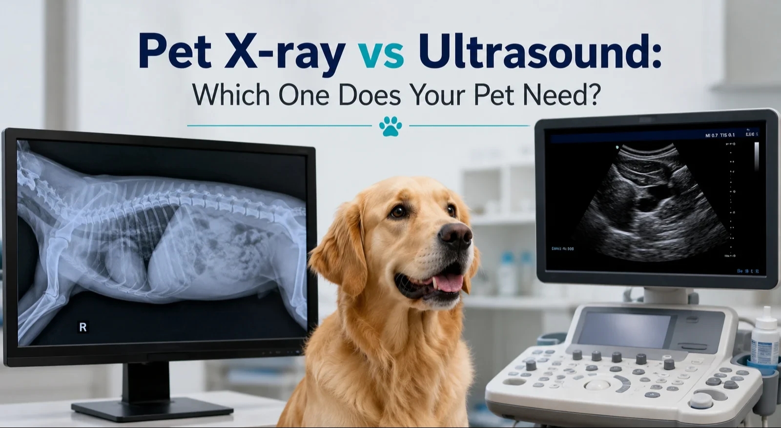 Pet X-ray vs Ultrasound: Which One Does Your Pet Need?