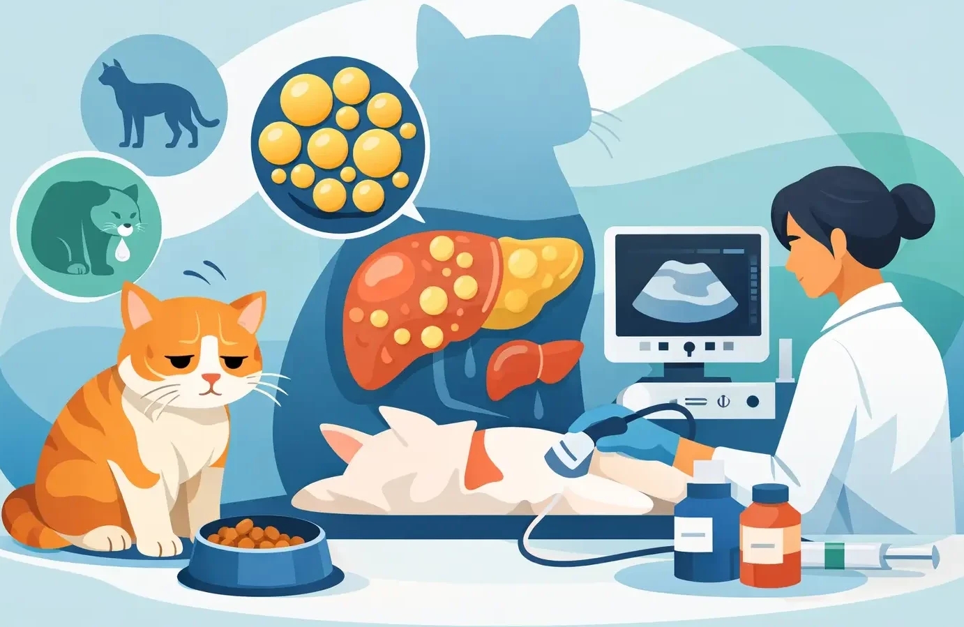 Hepatic Lipidosis in Cats: Signs and Treatment