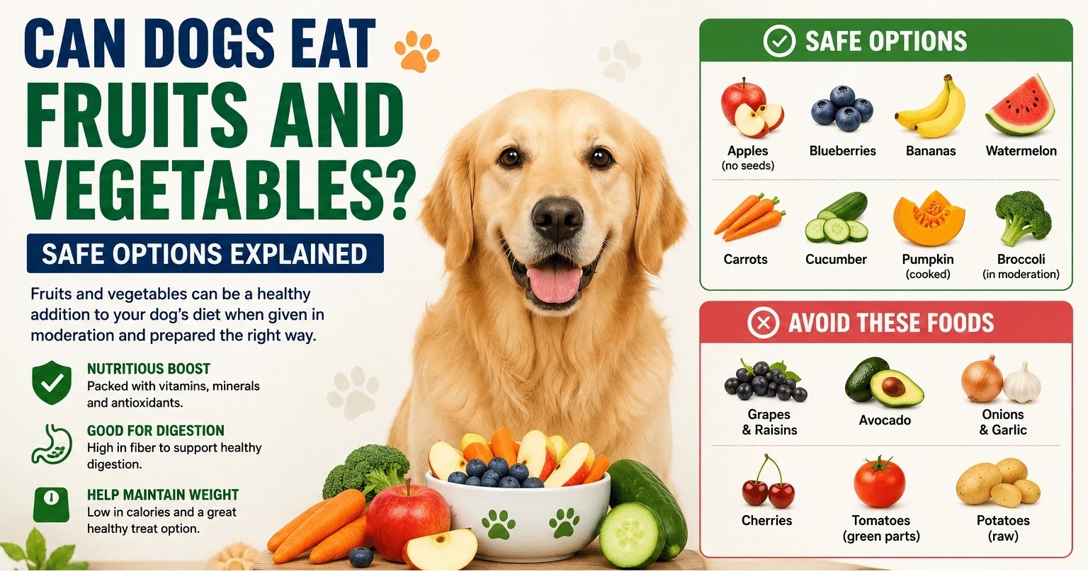 Can Dogs Eat Fruits and Vegetables? Safe Options Explained