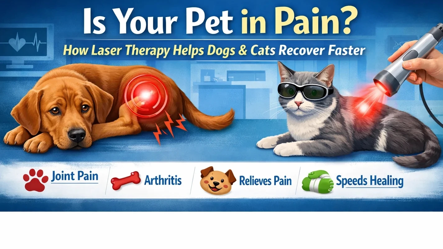 Is Your Pet in Pain? How Laser Therapy Helps Dogs & Cats Recover Faster