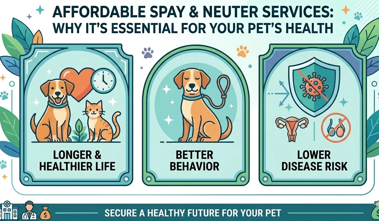 Affordable Spay & Neuter Services: Why It’s Essential for Your Pet’s Health
