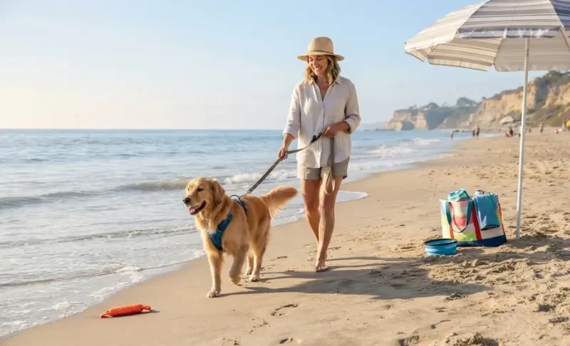 Dog Beach Day Safety: Leash Laws, Water Toys, and Vet Tips